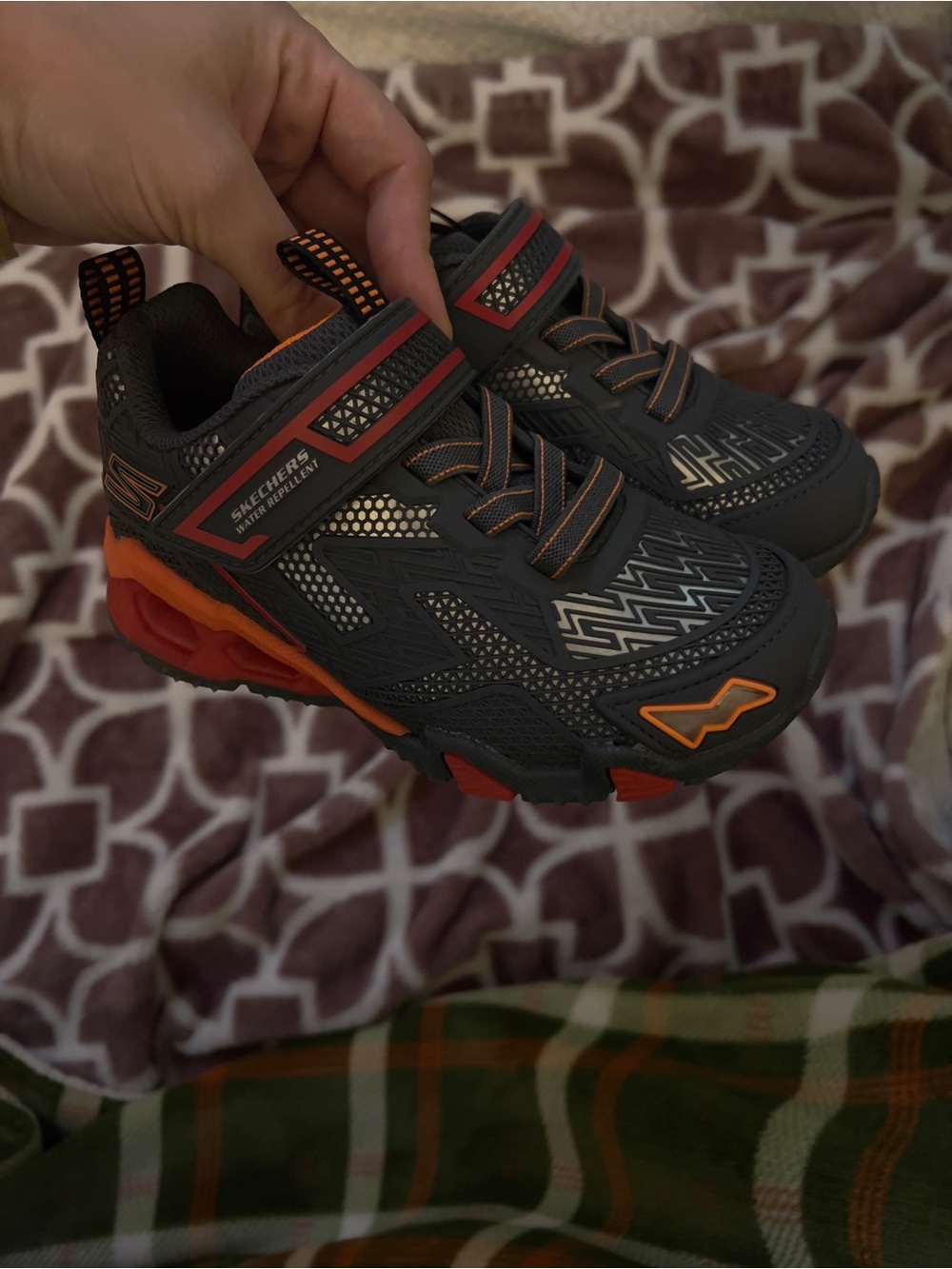 Sketchers S Lights Boys Shoes
